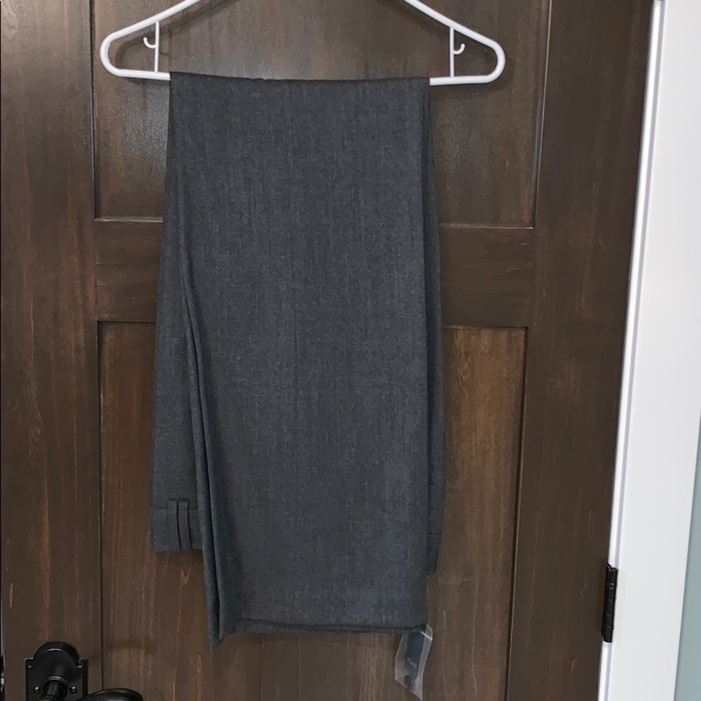 Gray women’s dress trousers